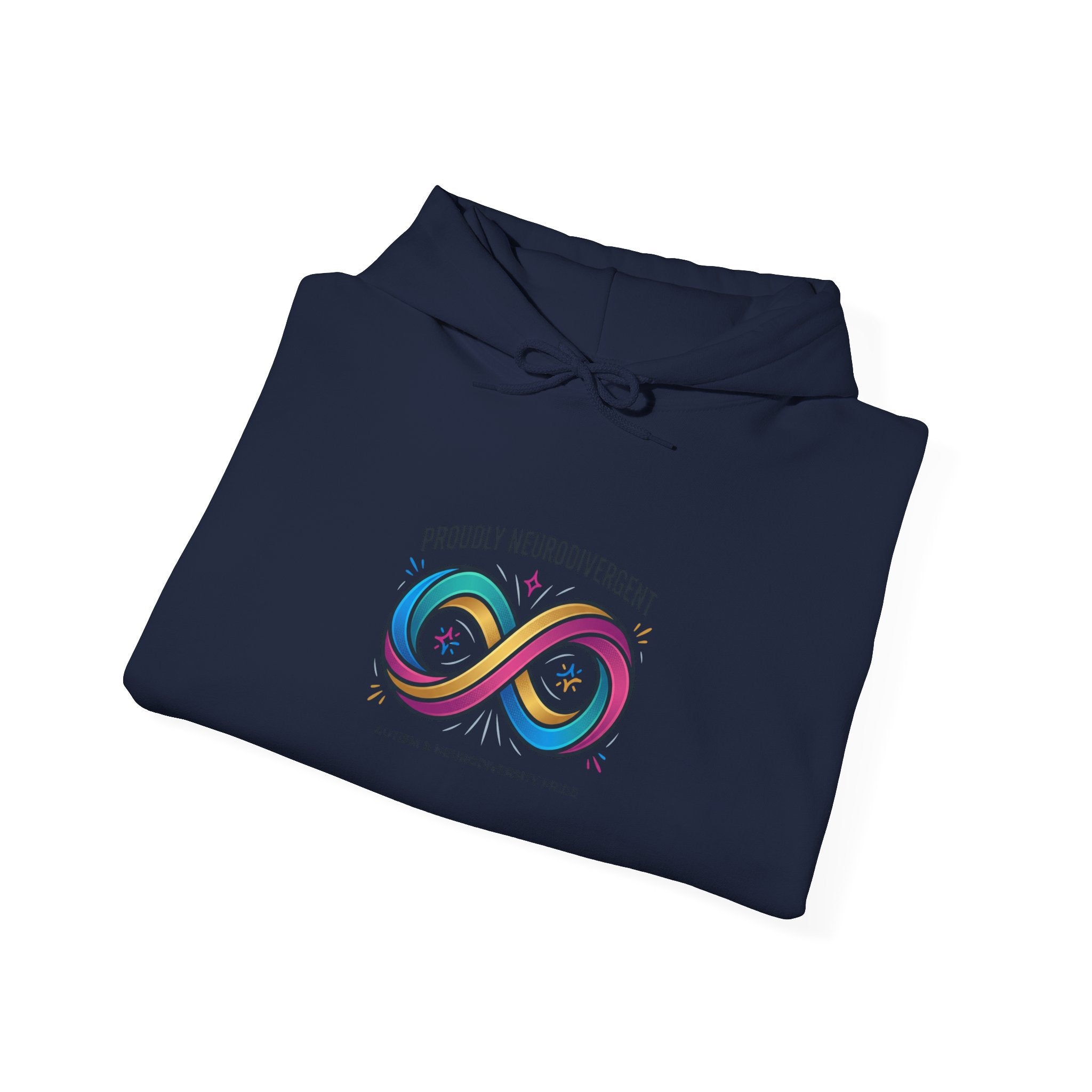 Neurodiversity Pride Infinity Logo Hoodie | autistic pride, affirming