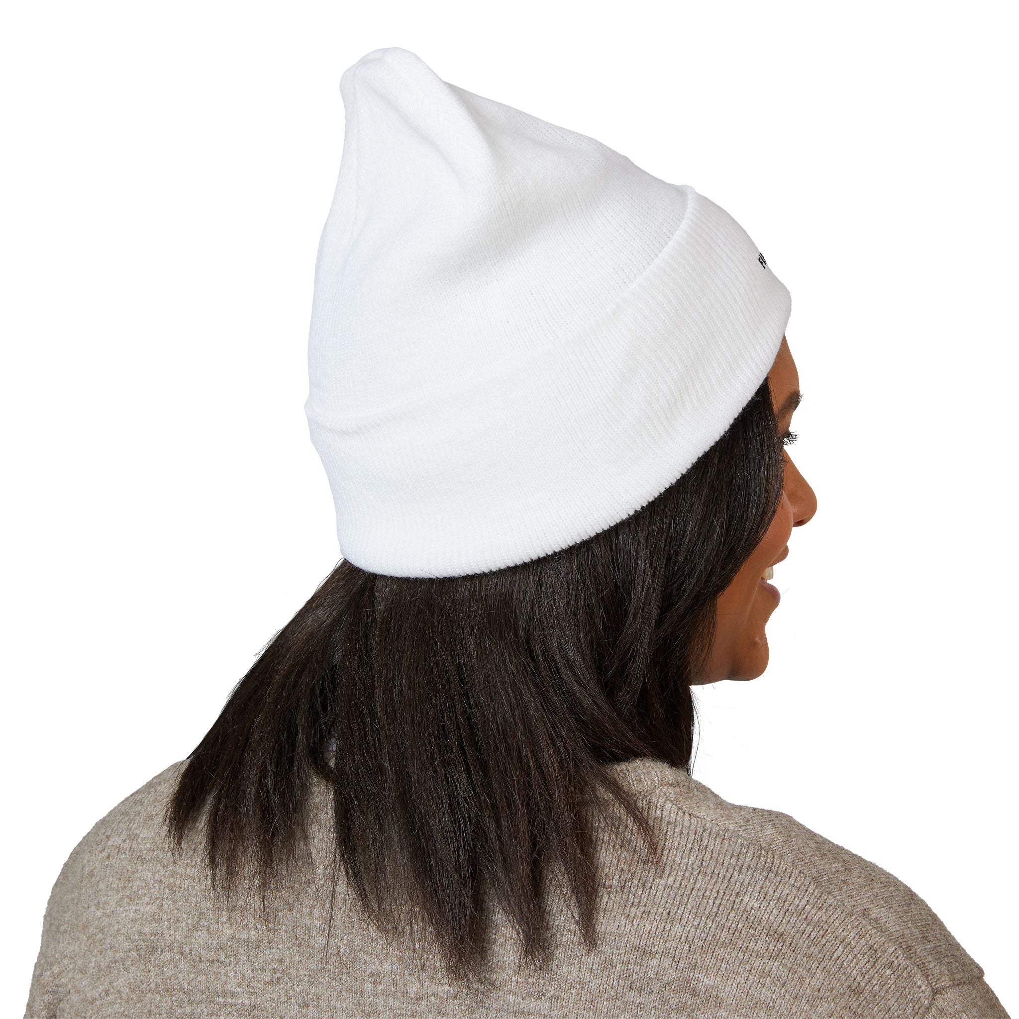 Embroidered Husky Logo Cuffed Beanie — Classic Knit Winter Hat