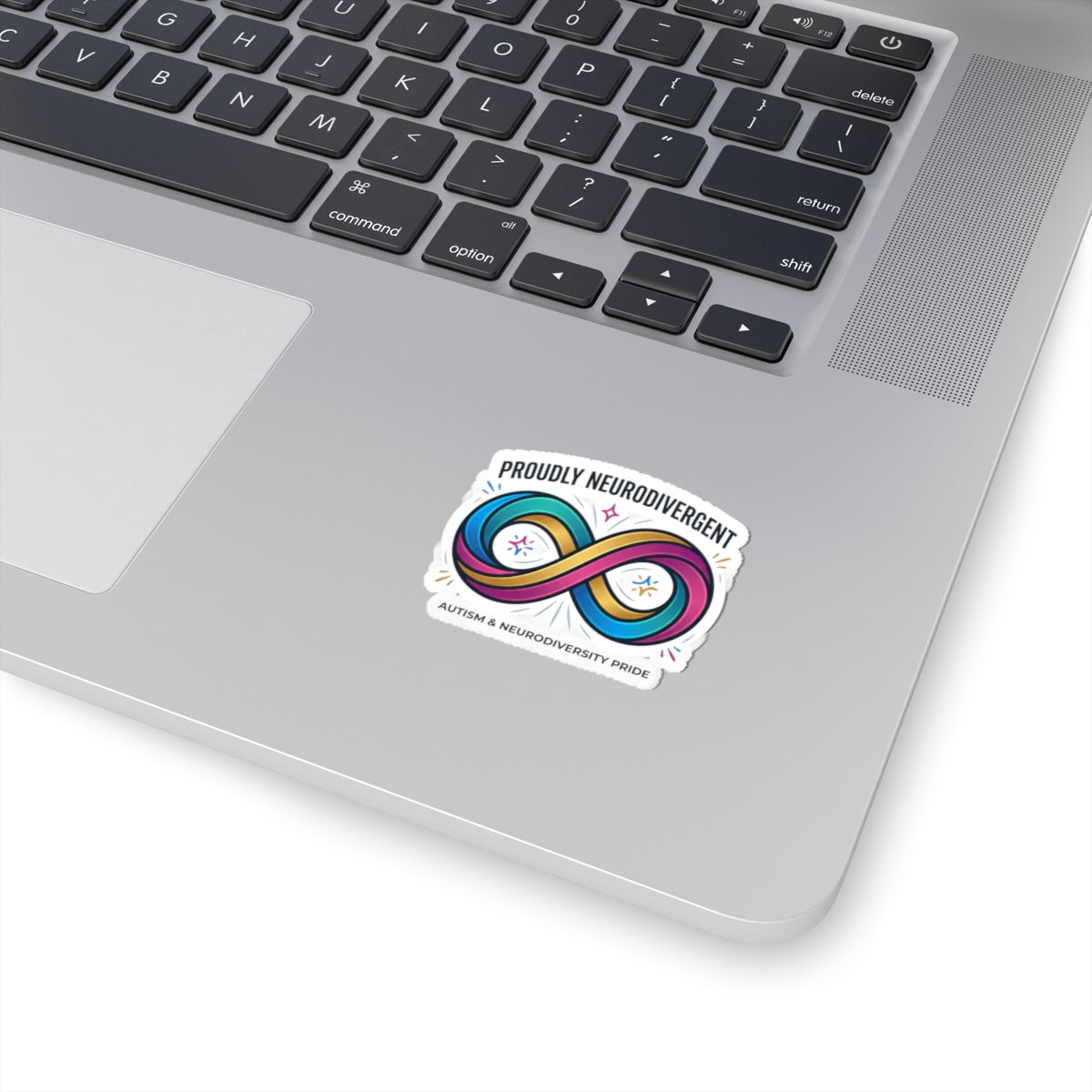 Proudly Neurodivergent Infinity Sticker | Autistic Pride, Neurodiversity Affirming