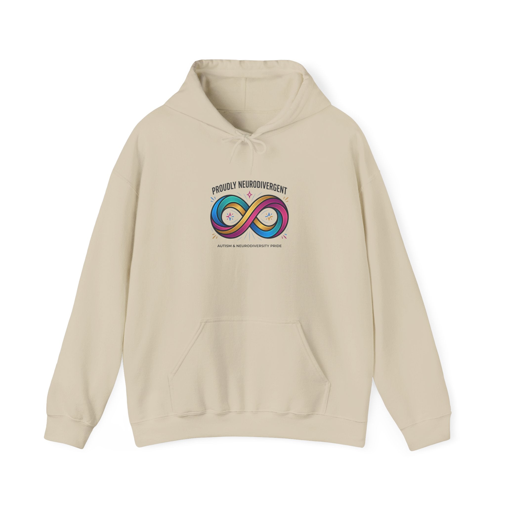 Neurodiversity Pride Infinity Logo Hoodie | autistic pride, affirming