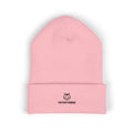 Embroidered Husky Logo Cuffed Beanie — Classic Knit Winter Hat