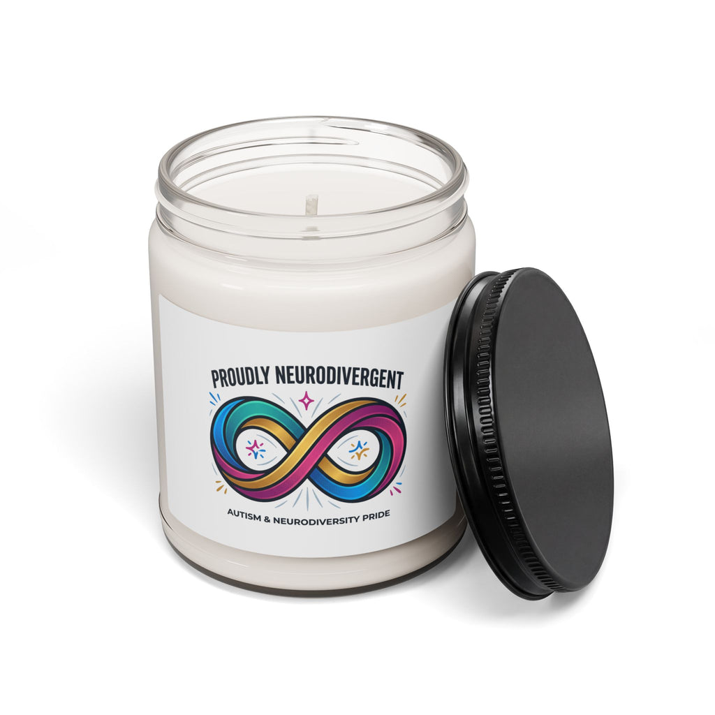 Proudly Neurodivergent Soy Candle | Autistic Pride, Sensory-Friendly