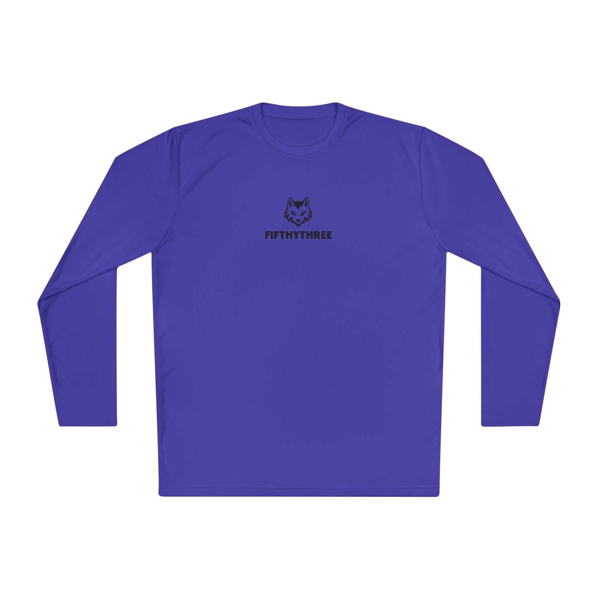Wolf Head Logo long sleeve tee | Minimalist typography "FIFTYTHREE"