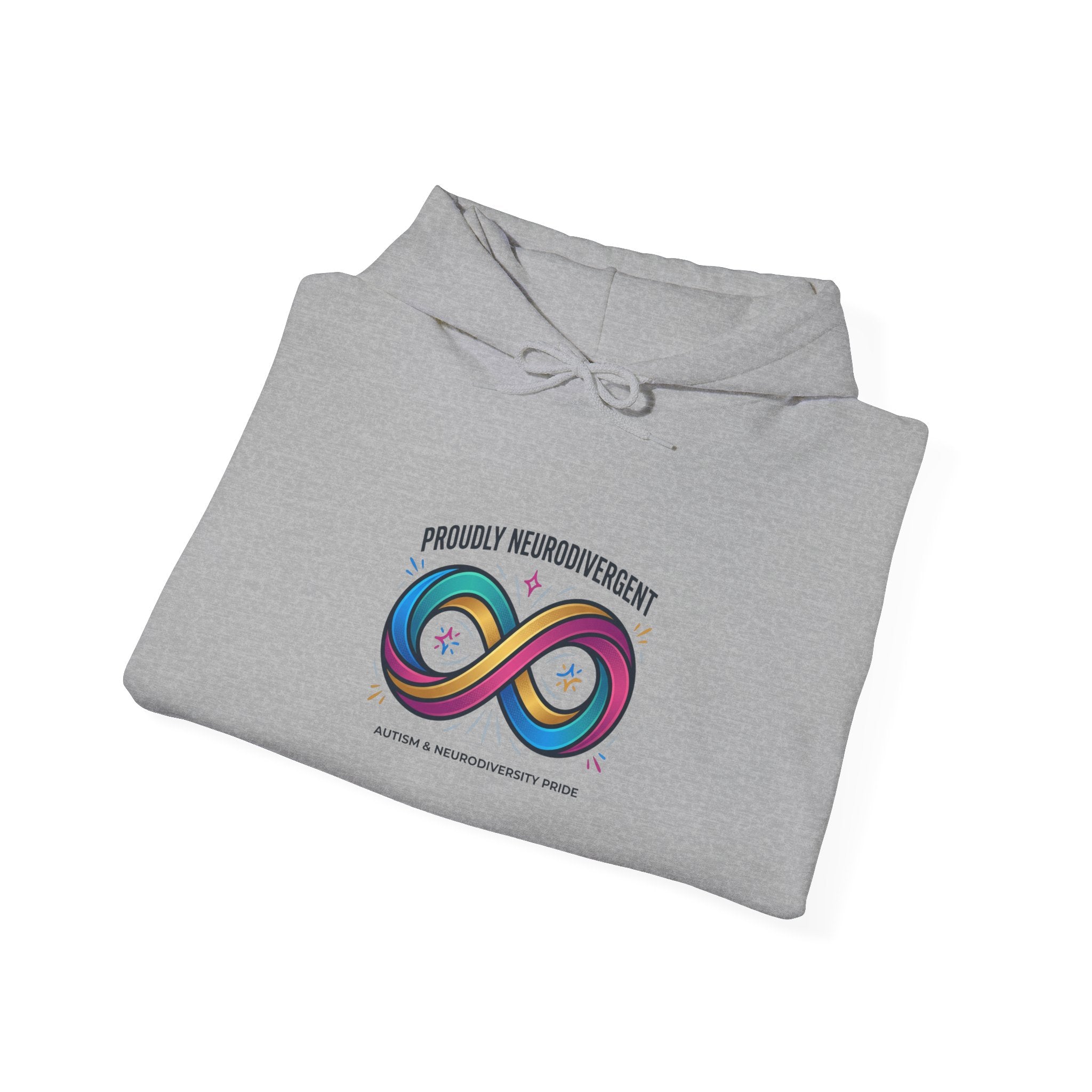 Neurodiversity Pride Infinity Logo Hoodie | autistic pride, affirming