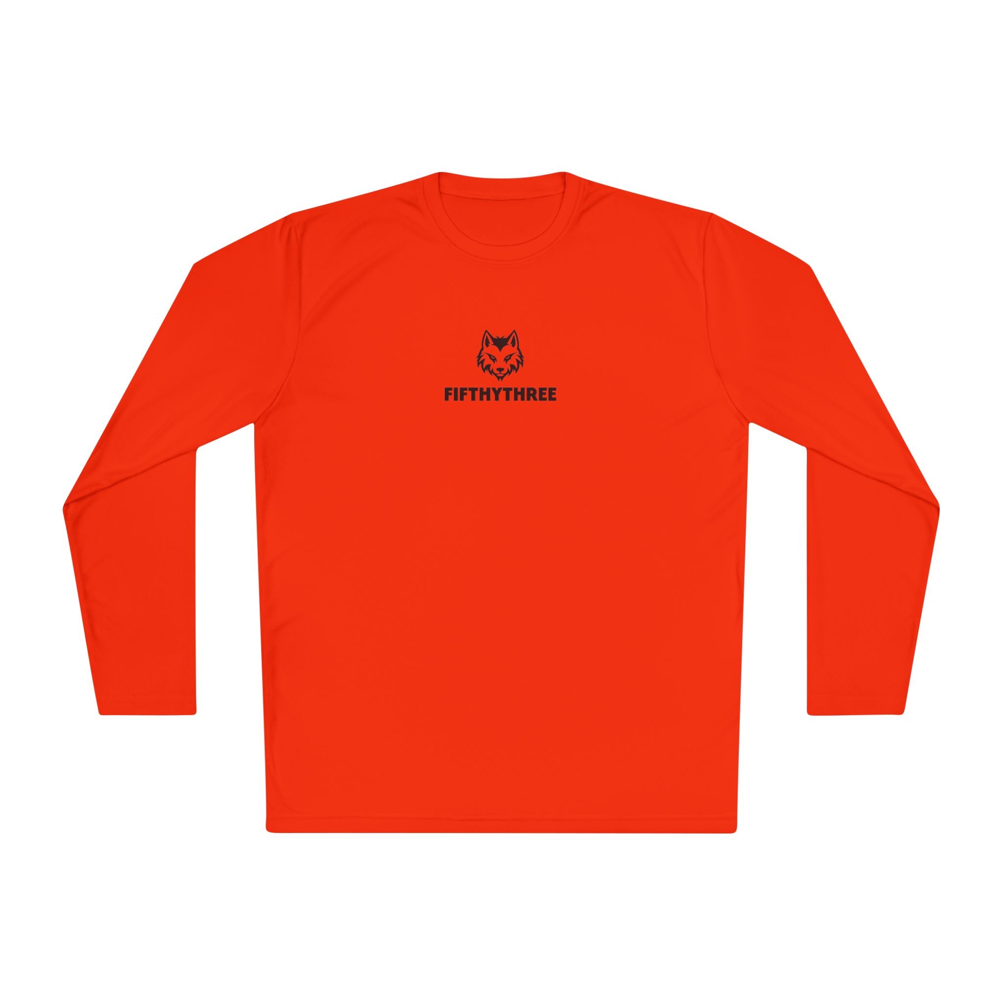 Wolf Head Logo long sleeve tee | Minimalist typography "FIFTYTHREE"