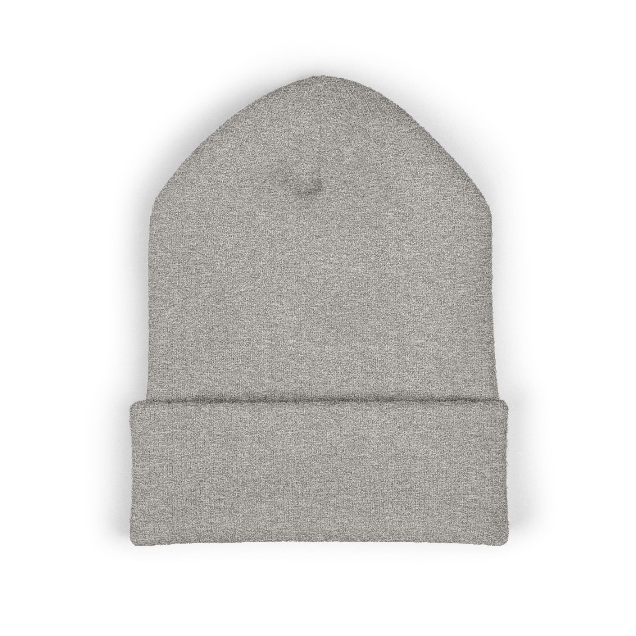 Embroidered Husky Logo Cuffed Beanie — Classic Knit Winter Hat