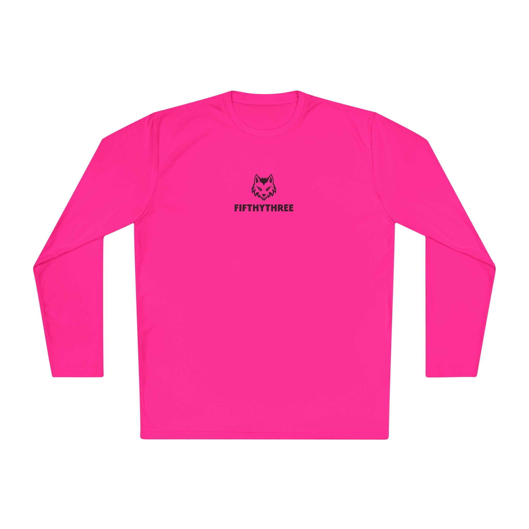 Wolf Head Logo long sleeve tee | Minimalist typography "FIFTYTHREE"