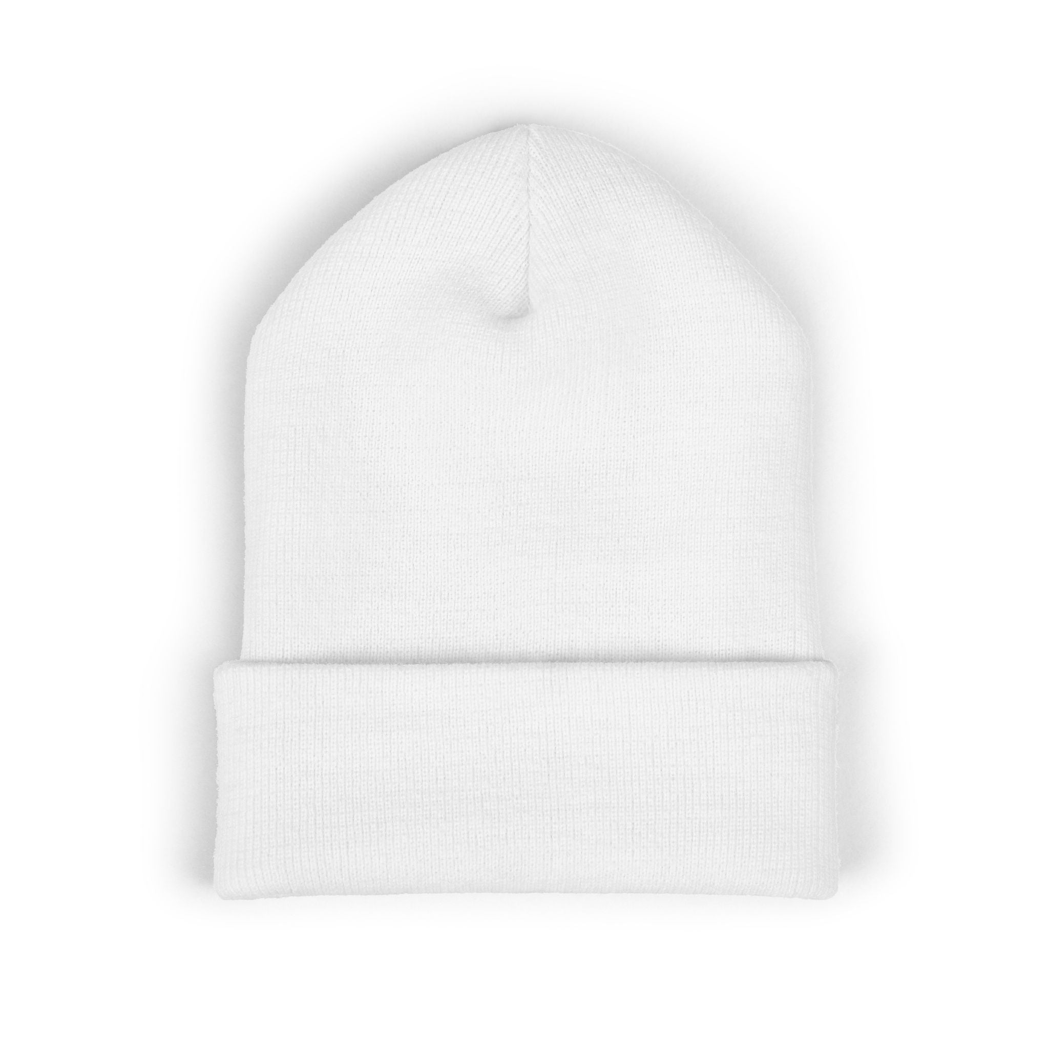 Embroidered Husky Logo Cuffed Beanie — Classic Knit Winter Hat
