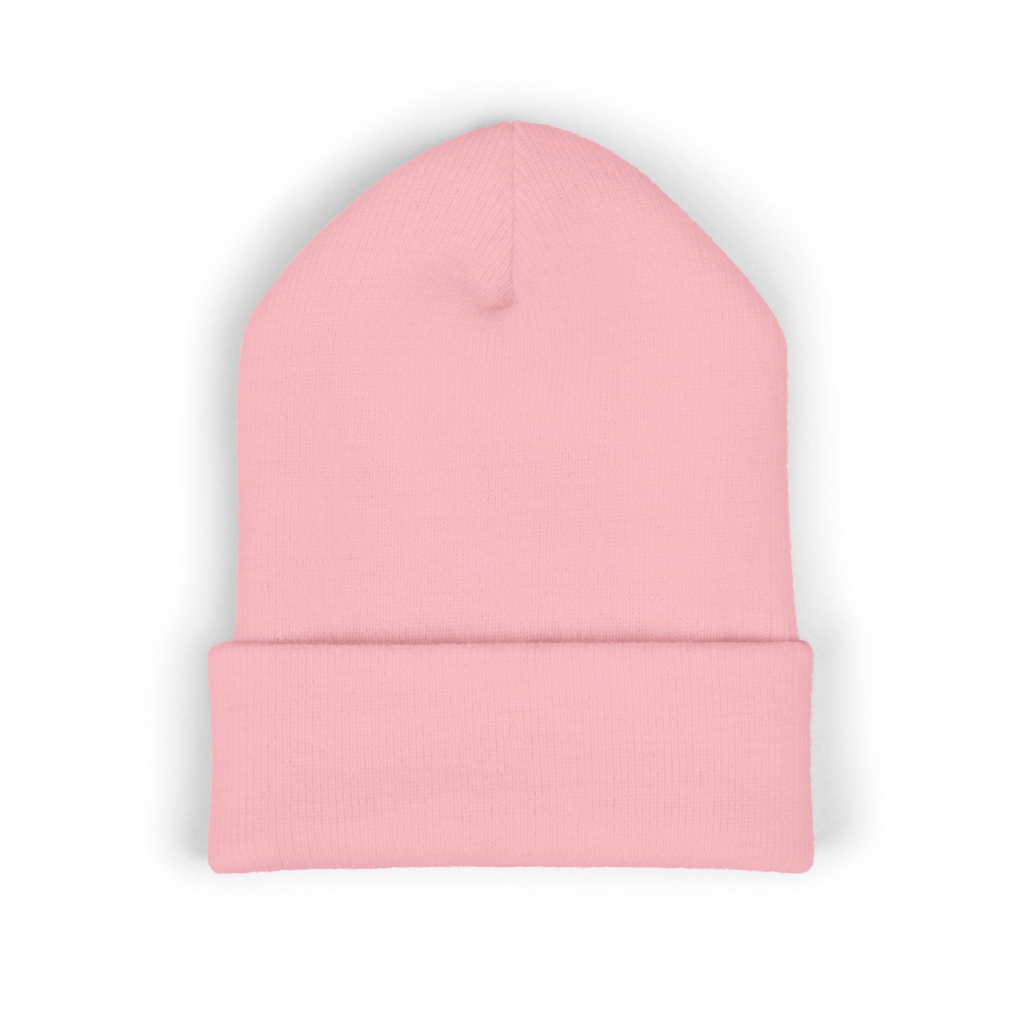 Embroidered Husky Logo Cuffed Beanie — Classic Knit Winter Hat