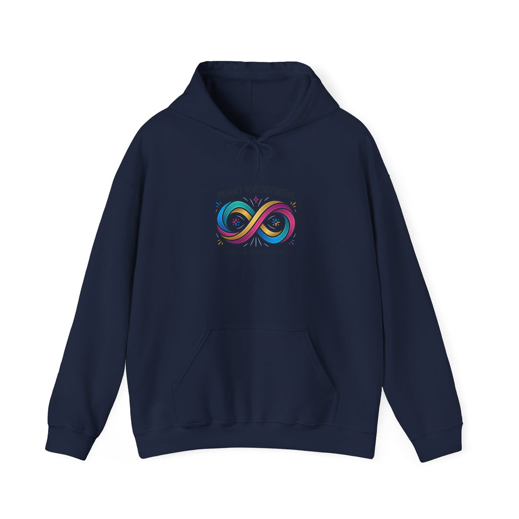 Neurodiversity Pride Infinity Logo Hoodie | autistic pride, affirming