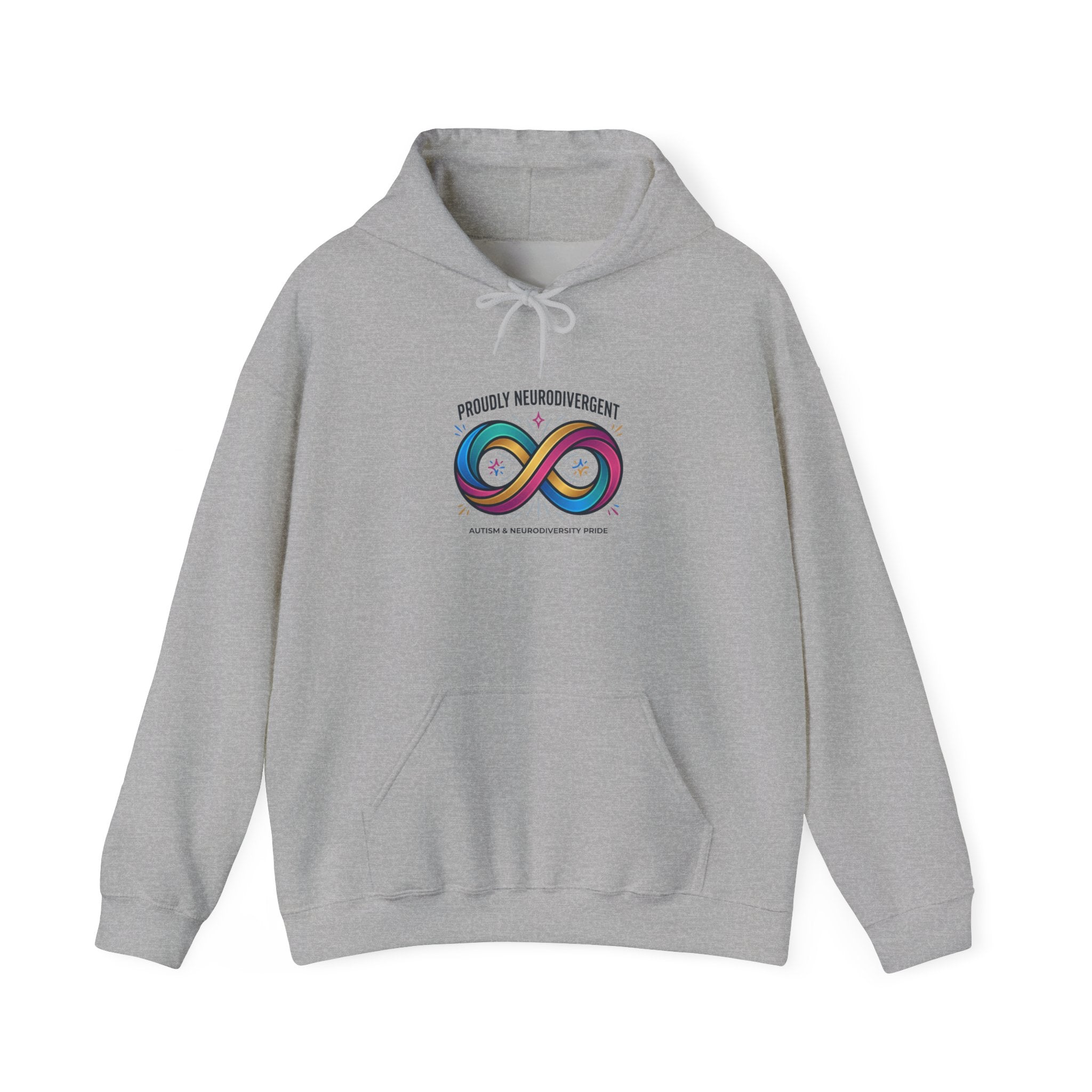 Neurodiversity Pride Infinity Logo Hoodie | autistic pride, affirming