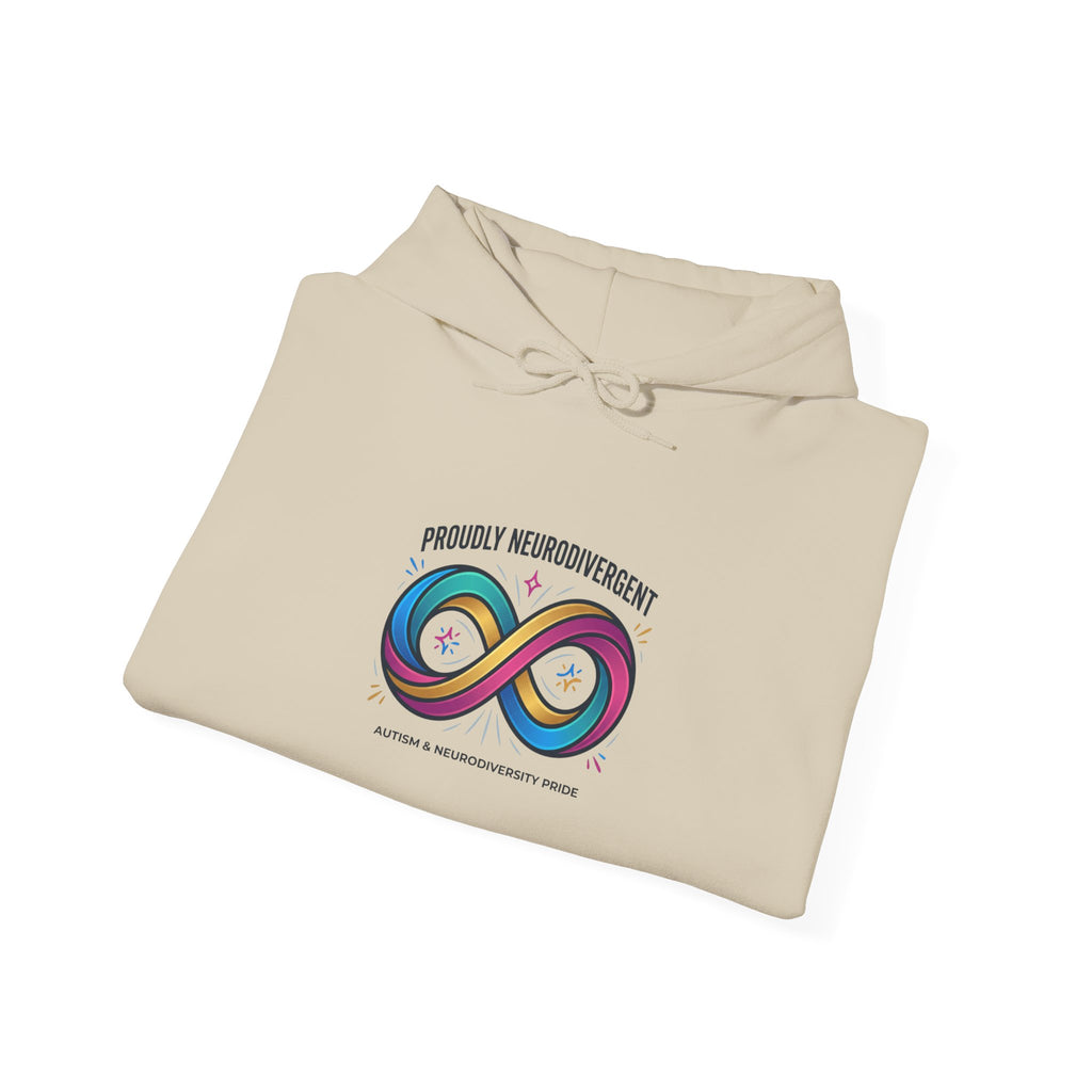 Neurodiversity Pride Infinity Logo Hoodie | autistic pride, affirming